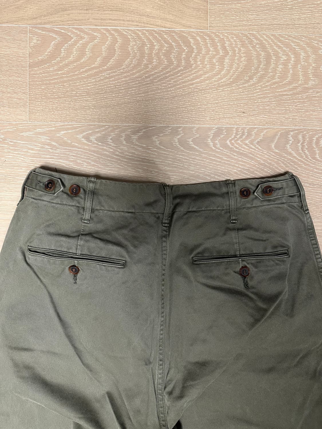 오라리 AURALEE 면바지 올리브 4사이즈 상품이미지6