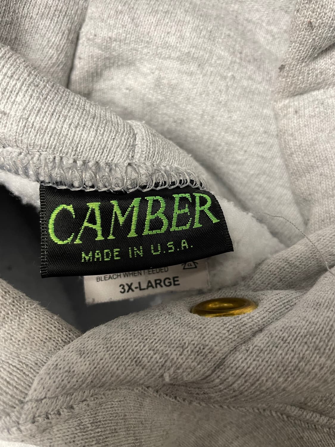 캠버 풀오버 스웻 후디 셋업 헤더 그레이 3XL 상품이미지4