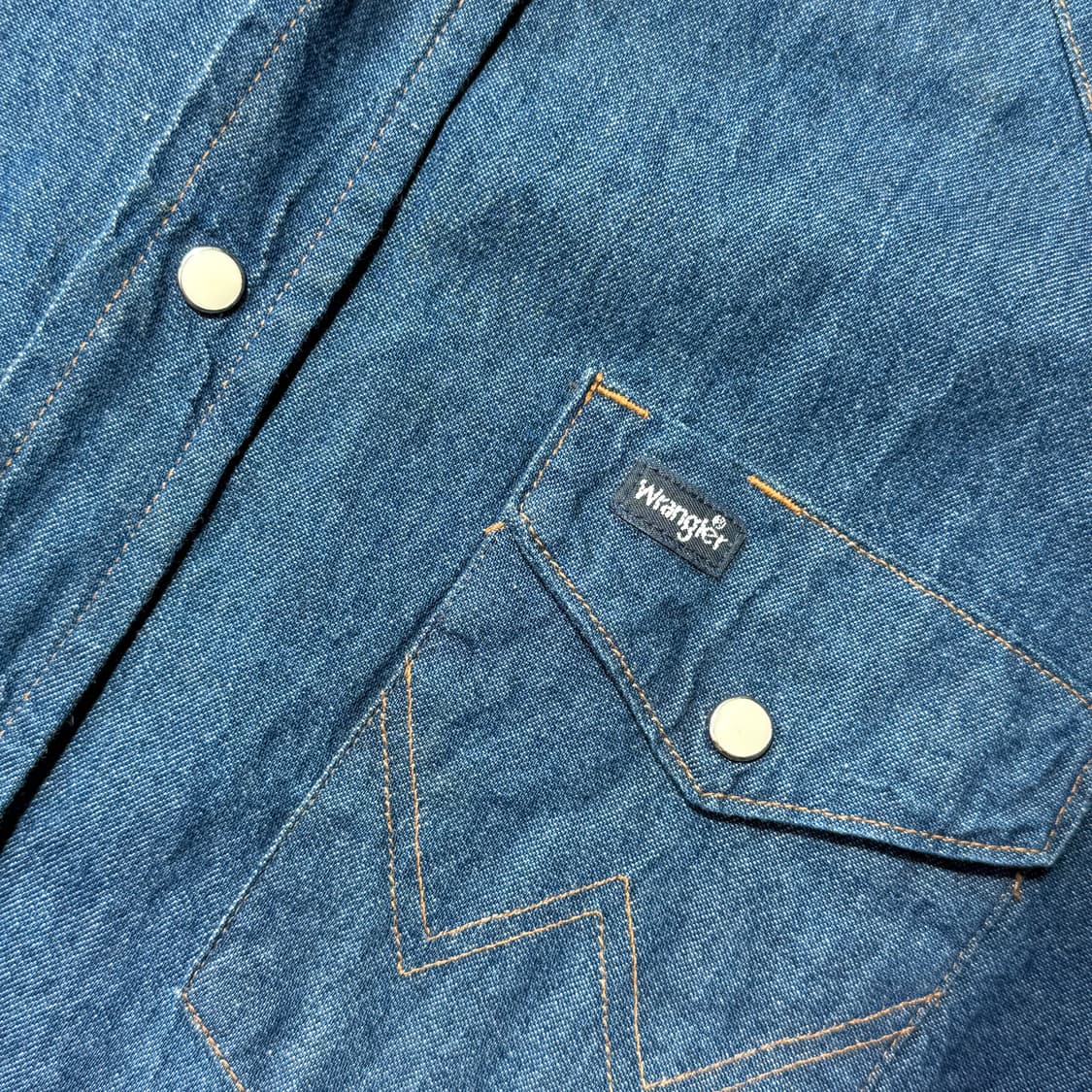 랭글러 웨스턴 데님셔츠 상품이미지4