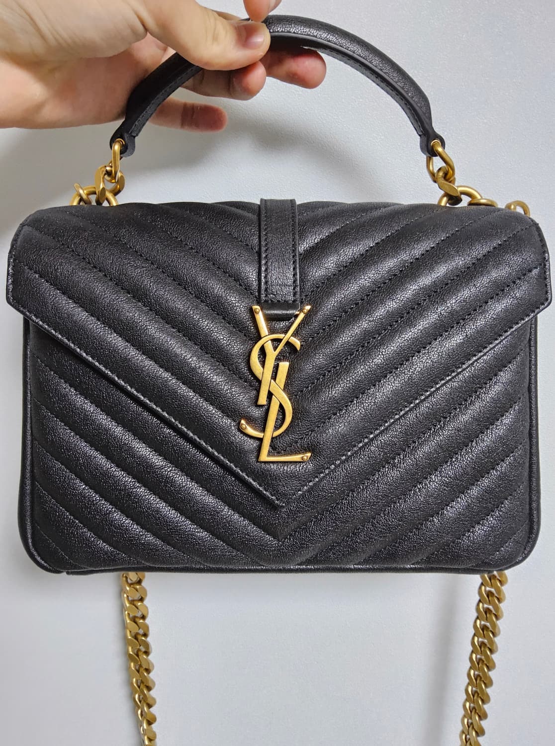 입생로랑 컬리지백 미듐 (새상품급) 상품이미지1