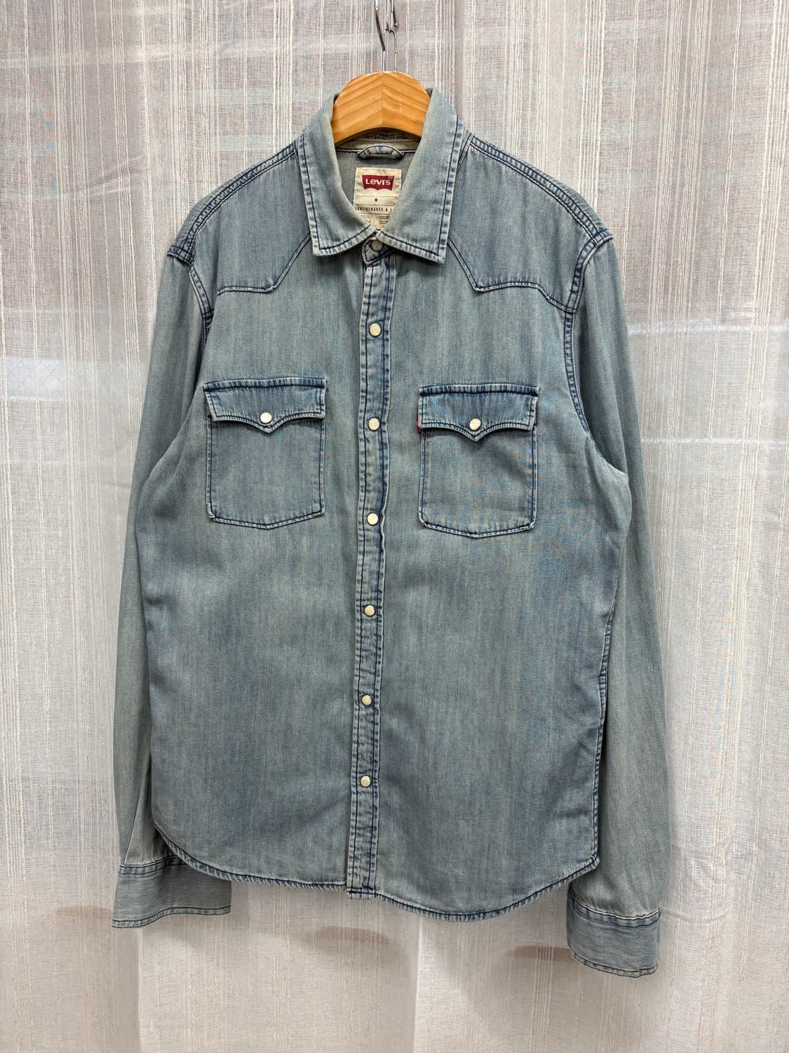 Levis 리바이스 빈티지 웨스턴 중청 데님 셔츠 상품이미지1