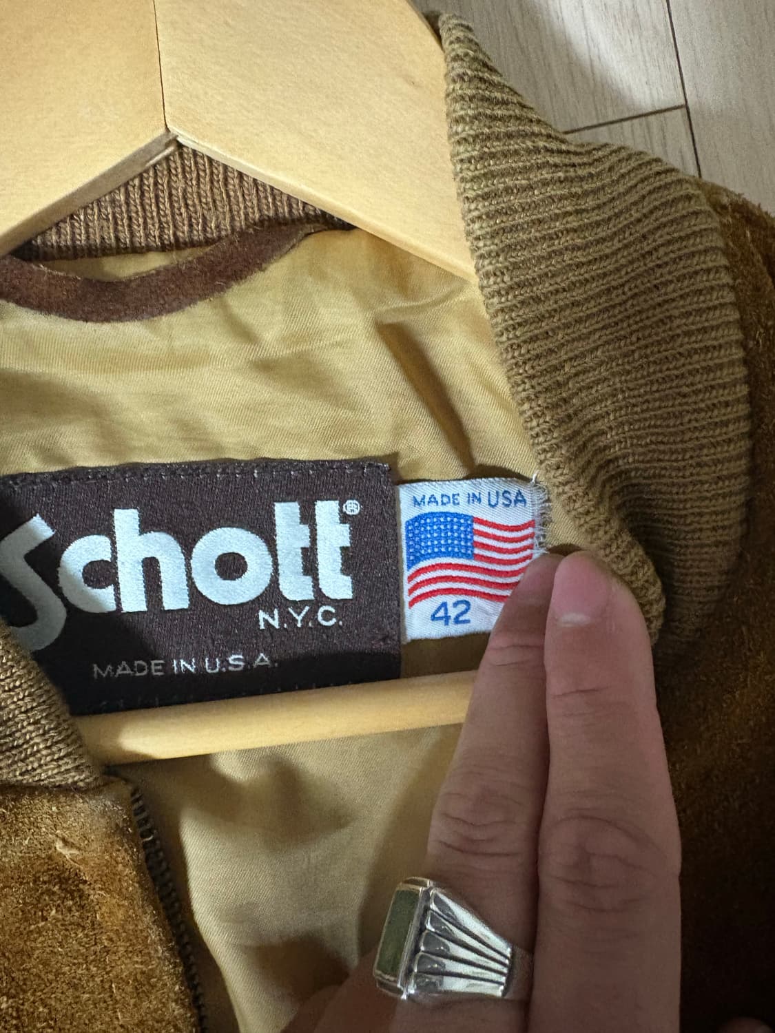 Schott 스웨이드 자켓 42 상품이미지3