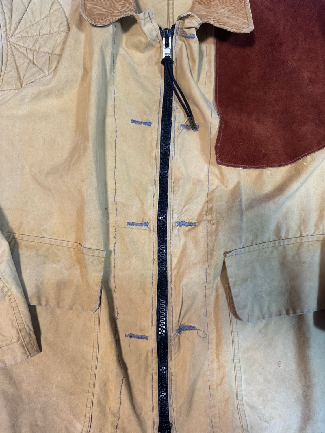 50s robey usa distressed 빈티지 헌팅자켓 빅사이즈 상품이미지5