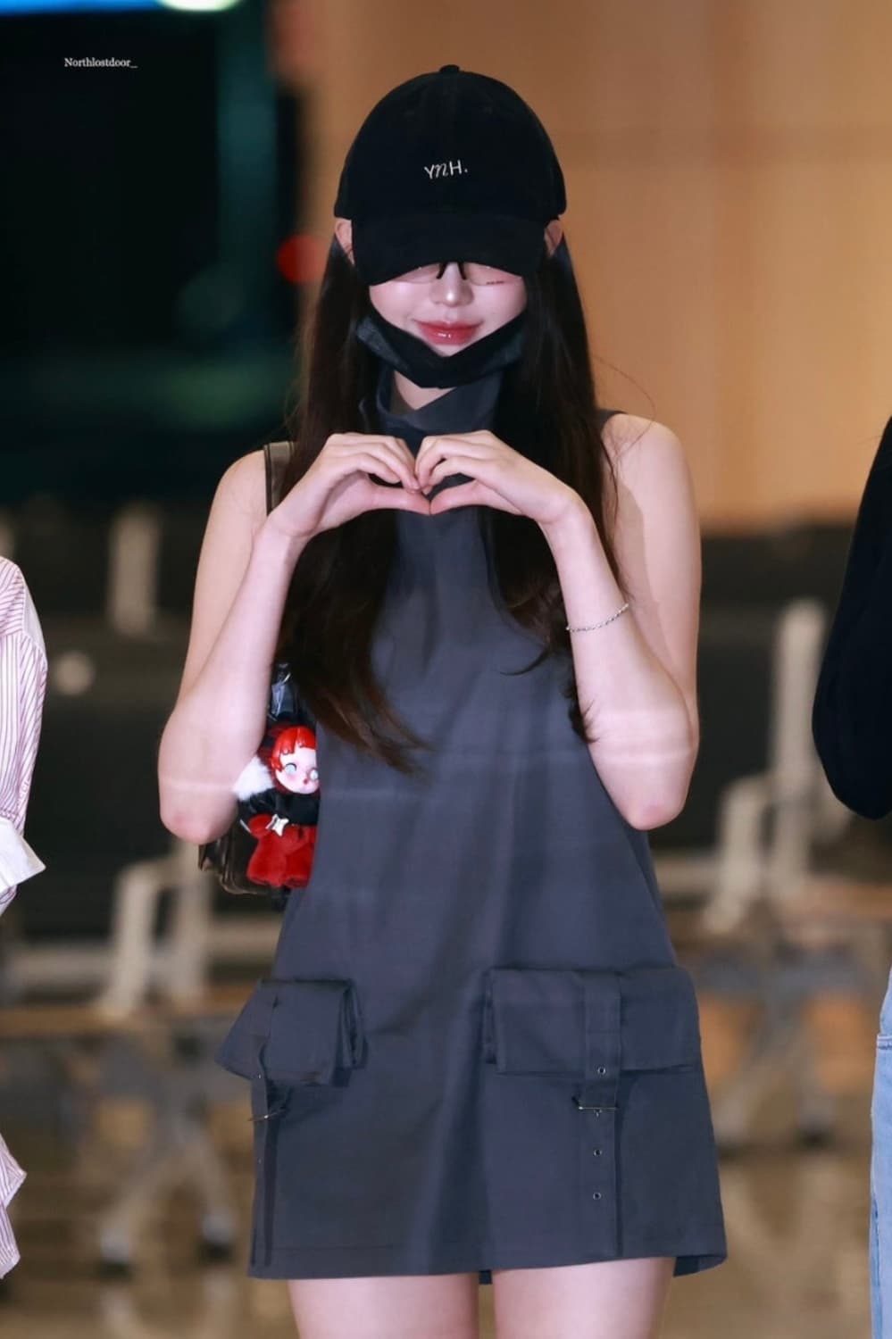 오픈와이와이 카고 포켓 미니 원피스 차콜 S 상품이미지2