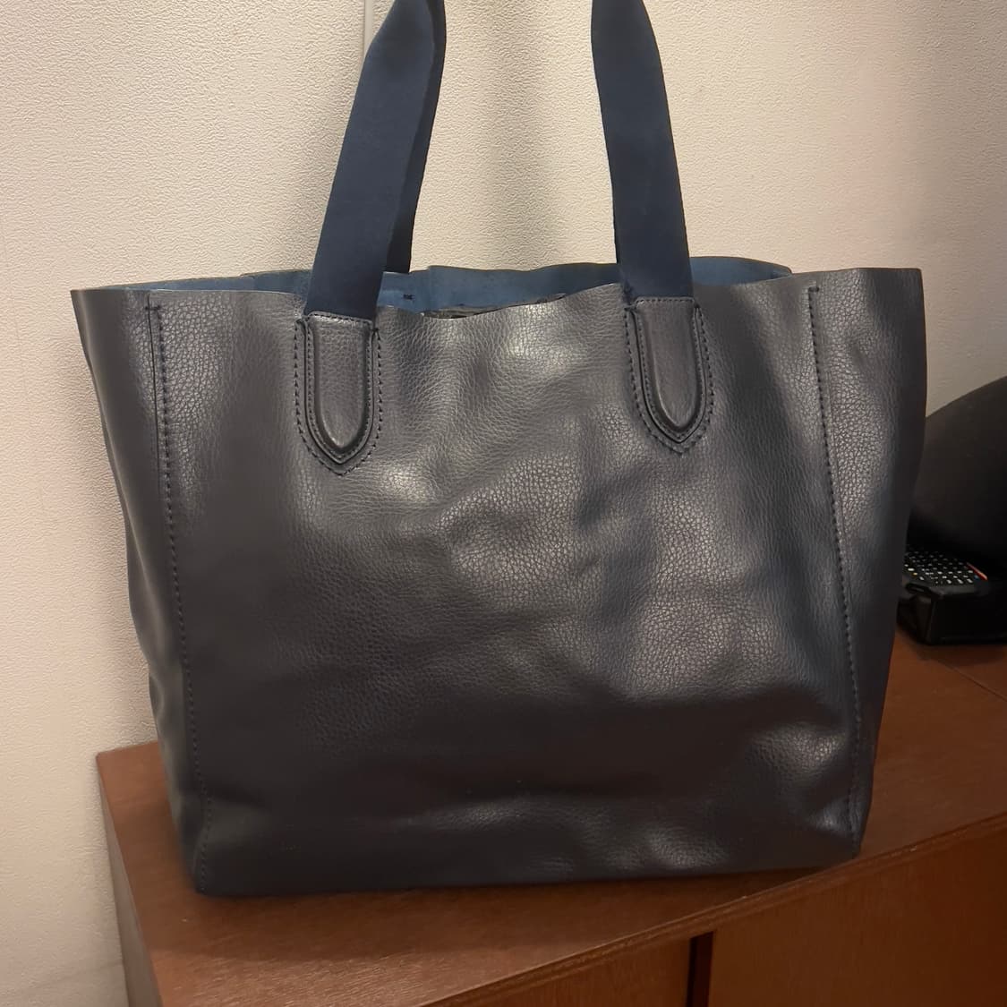 Coach vintage tote bag navy 상품이미지2