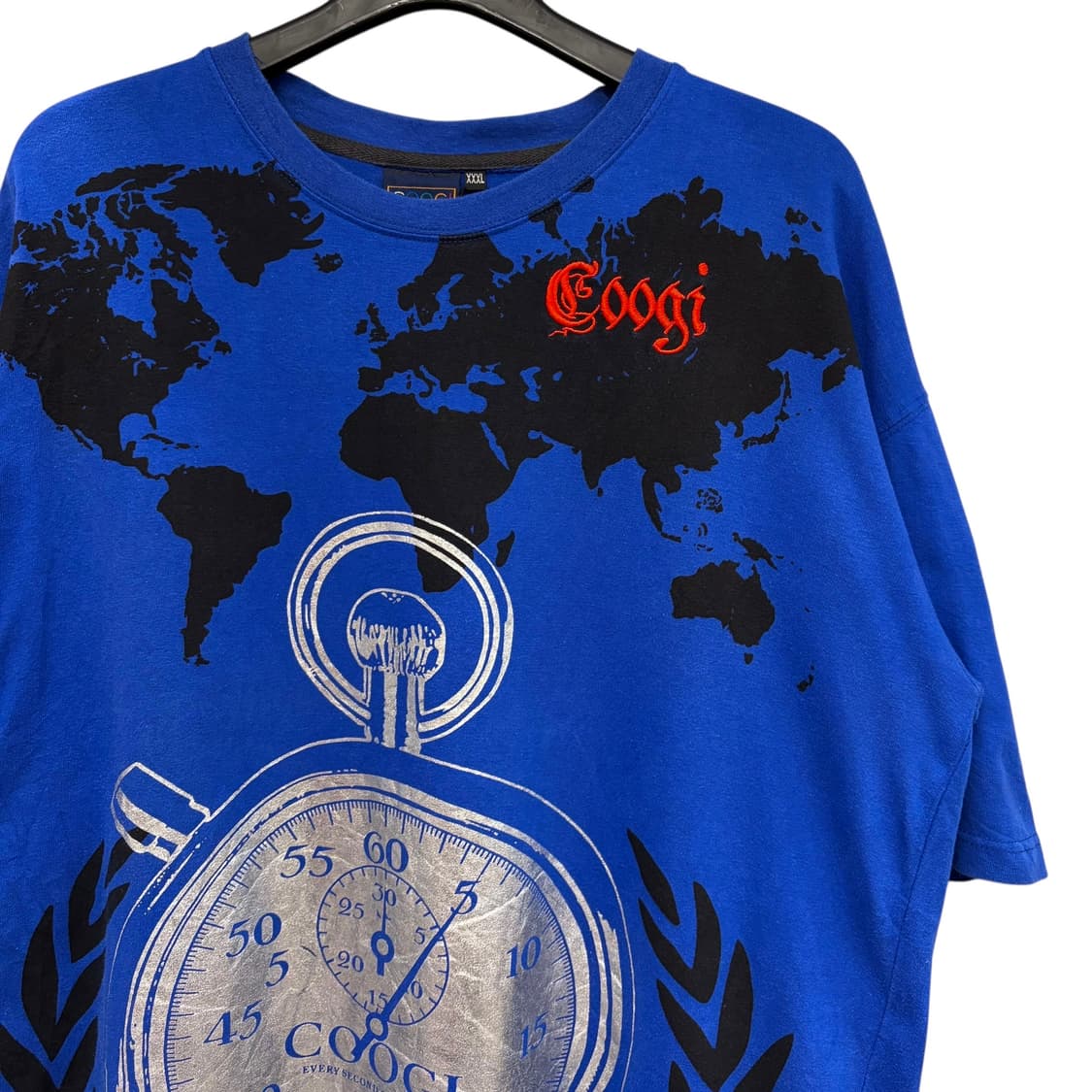 Coogi 쿠지 오스트레일리아 올드스쿨 회종시계 반팔 티셔츠 3XL 상품이미지2