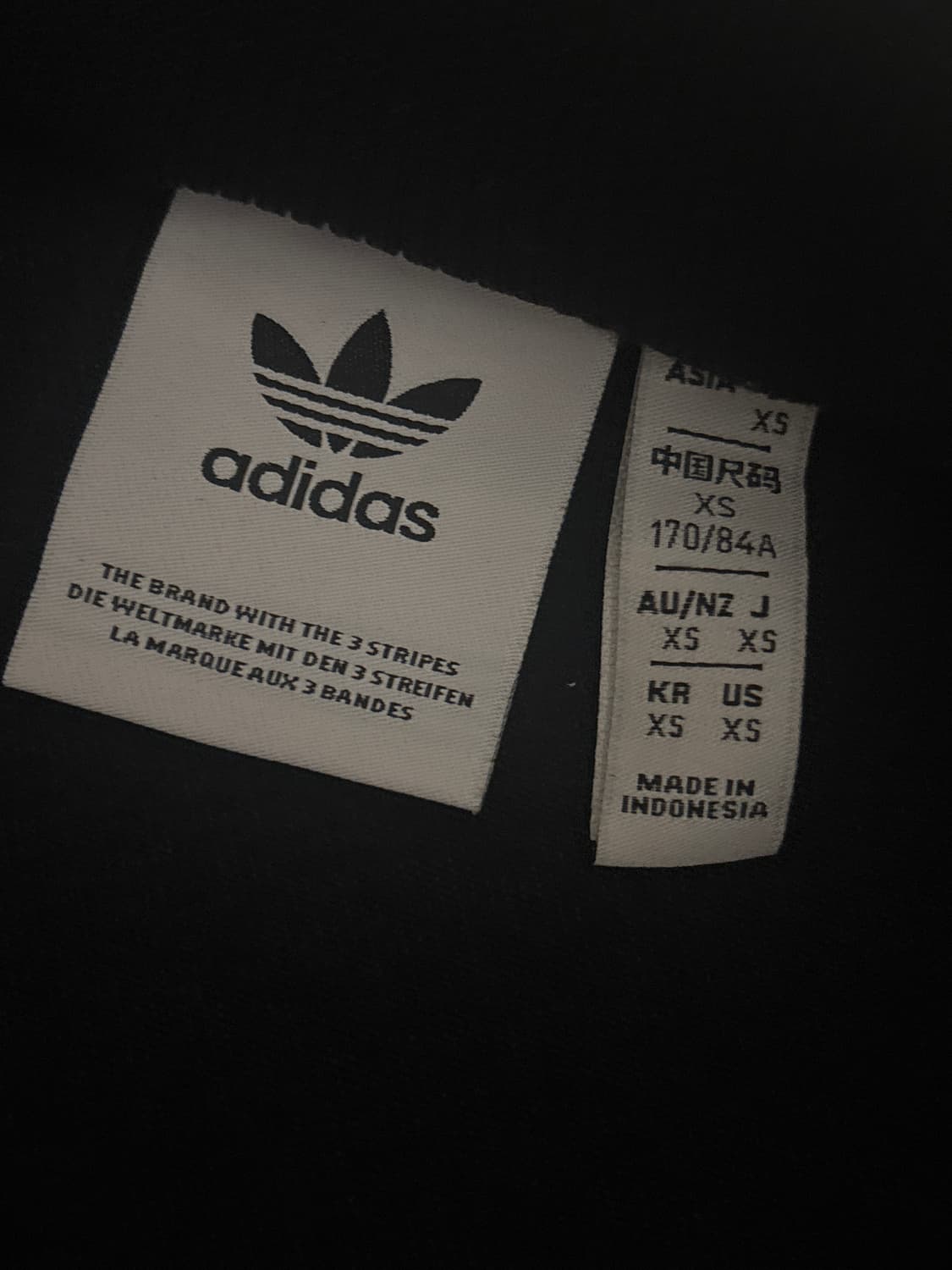 아디다스 데님 트랙탑 xs사이즈 상품이미지3