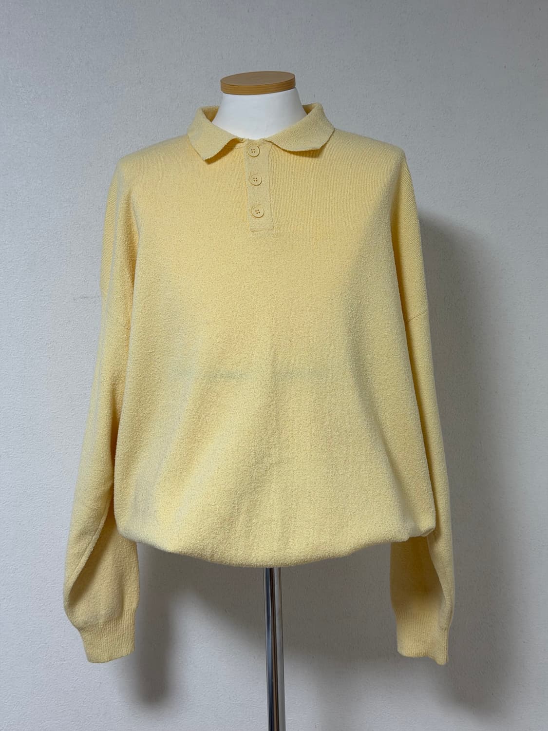 자라 옐로우 카라 니트 상품이미지1