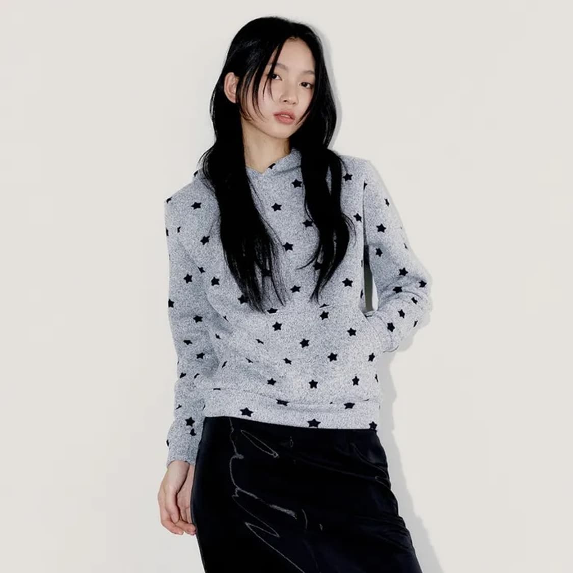 오피쉬 미니 스타 후드 멜란지  상품이미지1