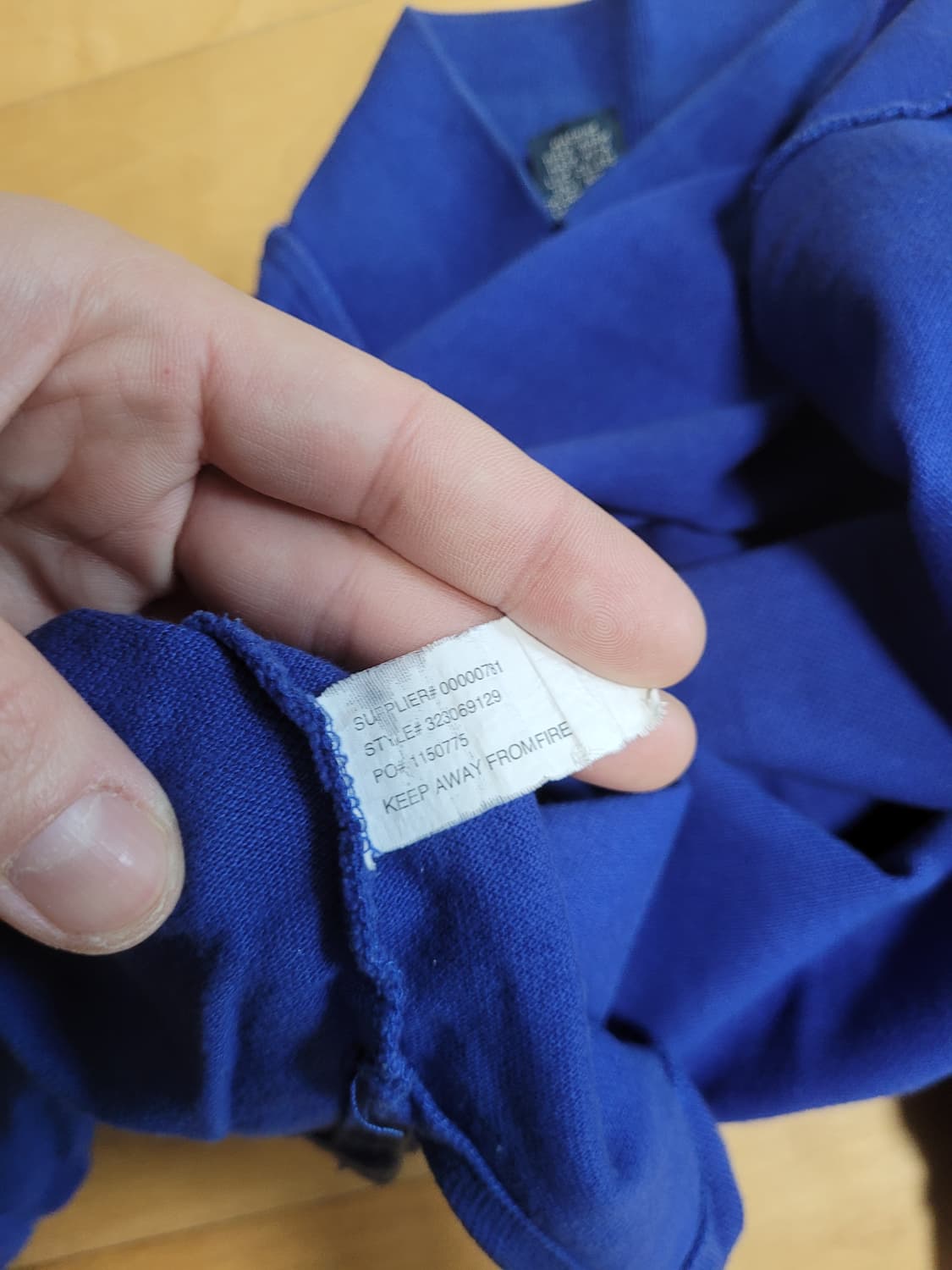 정품 폴로 랄프로렌 블루 반팔 카라티 상품이미지4