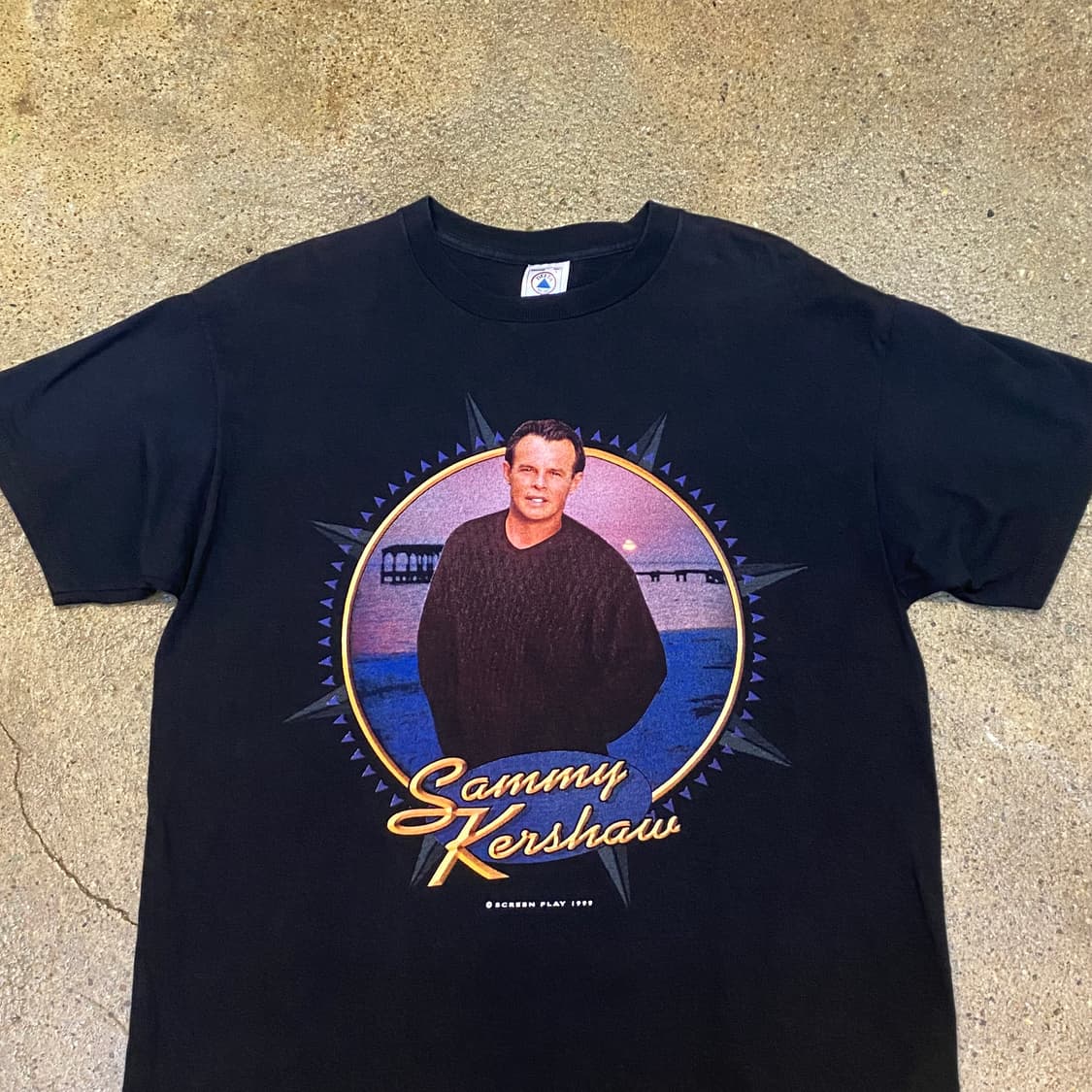 미국 빈티지 델타 뮤지션 세미 커쇼 99s 반팔티 락티셔츠 상품이미지2