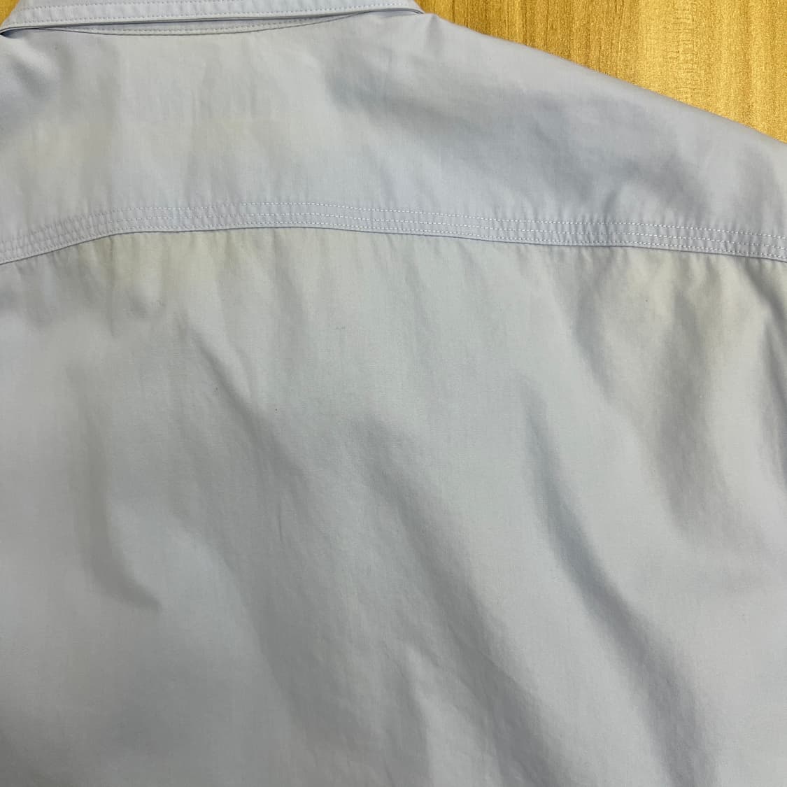 버버리 브릿 스카이블루 반팔 셔츠 L 상품이미지9