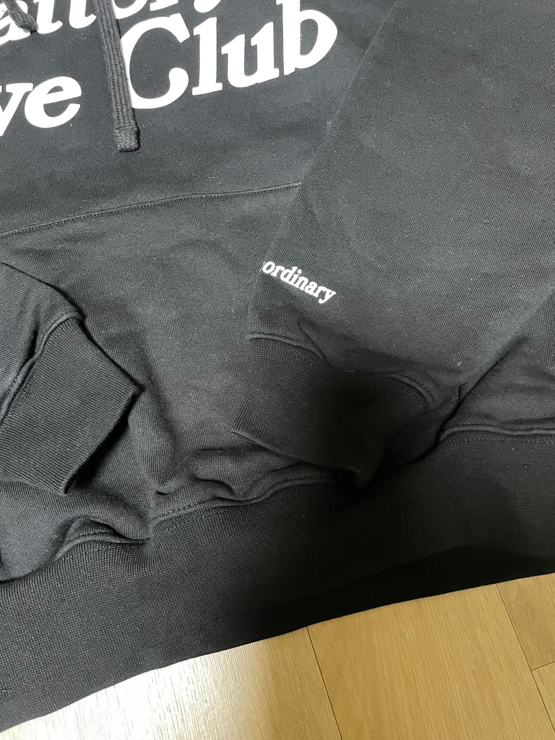 엑스트라오디너리 B.S.C 후드 블랙 S사이즈 상품이미지5