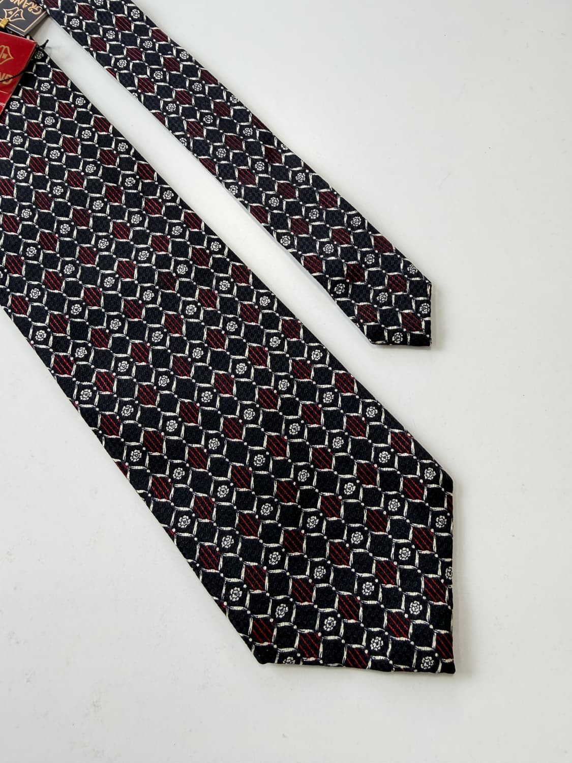 빈티지 실크 넥타이 9.3cm 상품이미지4