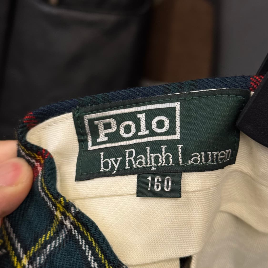 90s 폴로 랄프로렌 프레피 체크 트라우저 슬랙스 팬츠 N308 상품이미지6