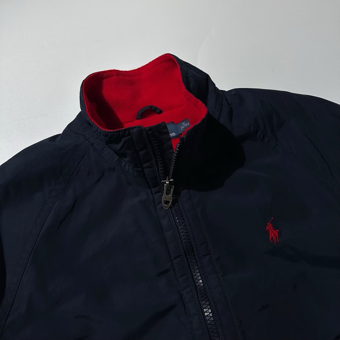 폴로 랄프로렌 코튼 나일론 봄버 블루종 자켓 네이비 상품이미지3