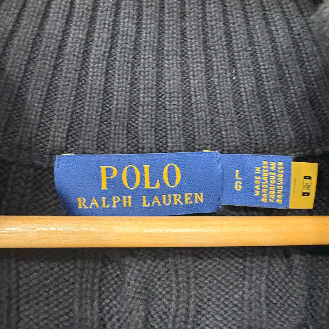 폴로랄프로렌 반집업 꽈배기 니트 상품이미지4