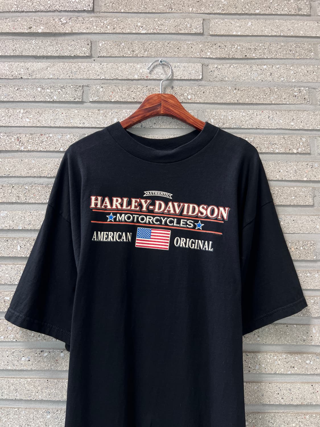 [2XL]90's 할리 데이비슨 USA Made 스펠아웃 프린팅 티셔츠 상품이미지4
