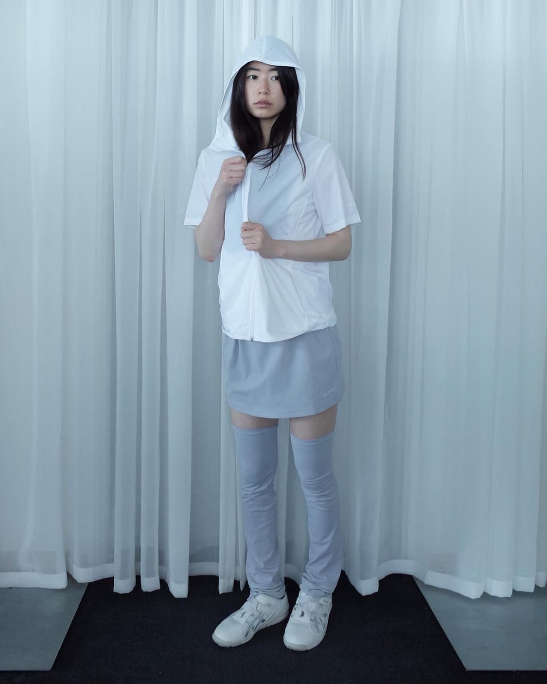 지초이컴포트 데일리 워터프루프 집 후디 화이트 (1) 상품이미지2