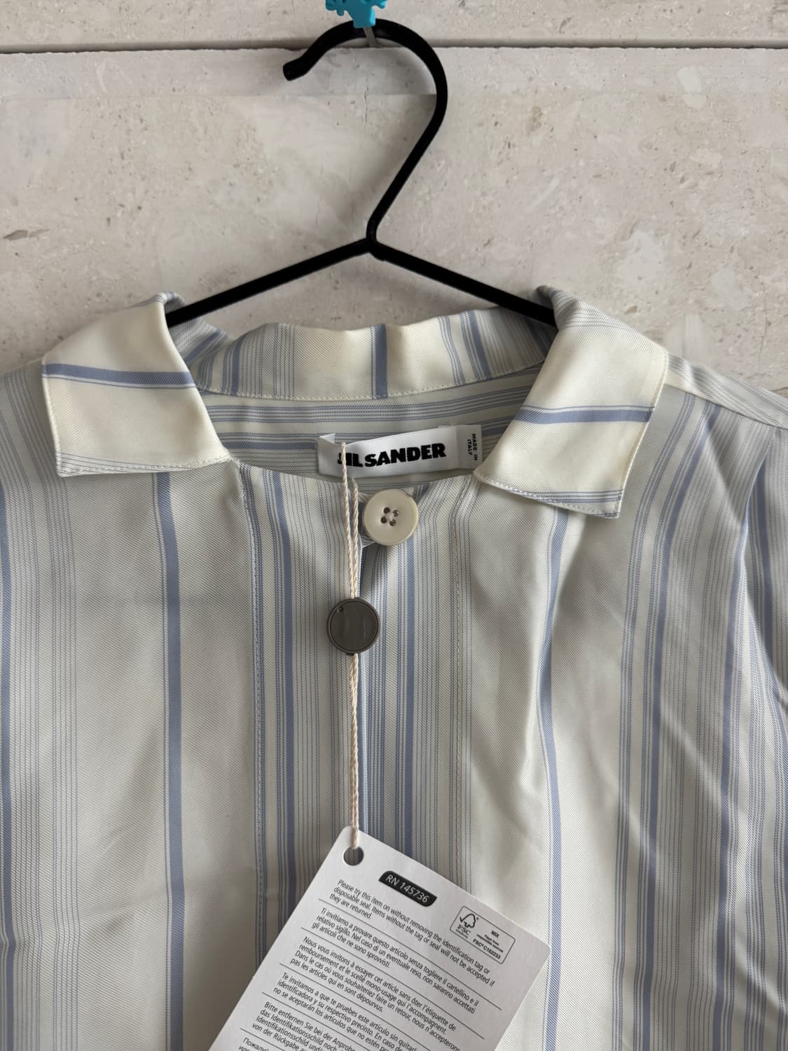 질샌더 JIL SANDER 스트라이프 셔츠 원피스 19ss 리조트 컬렉션 상품이미지5