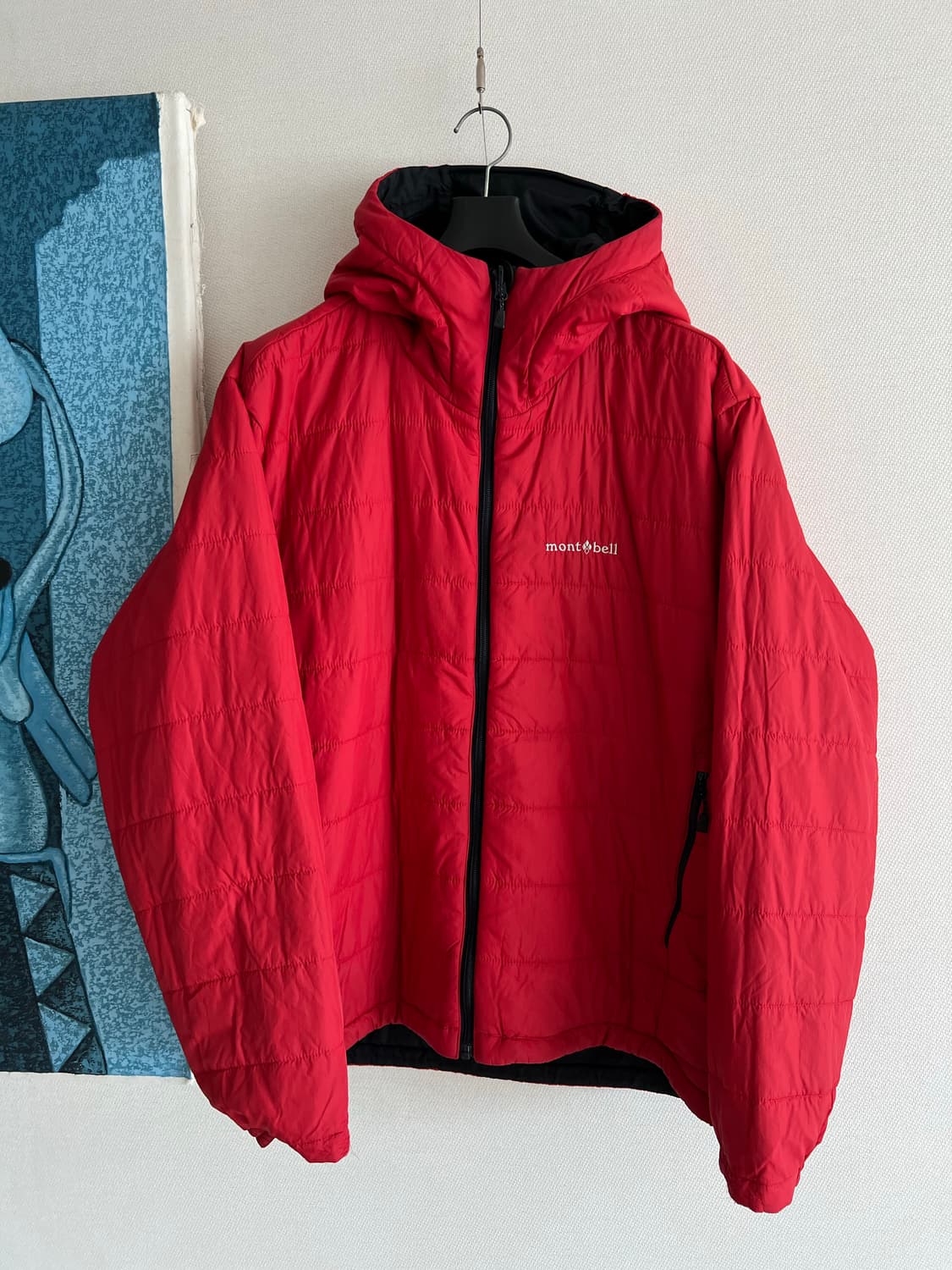 재팬 몽벨 리버시블 경량 패딩 L 상품이미지4