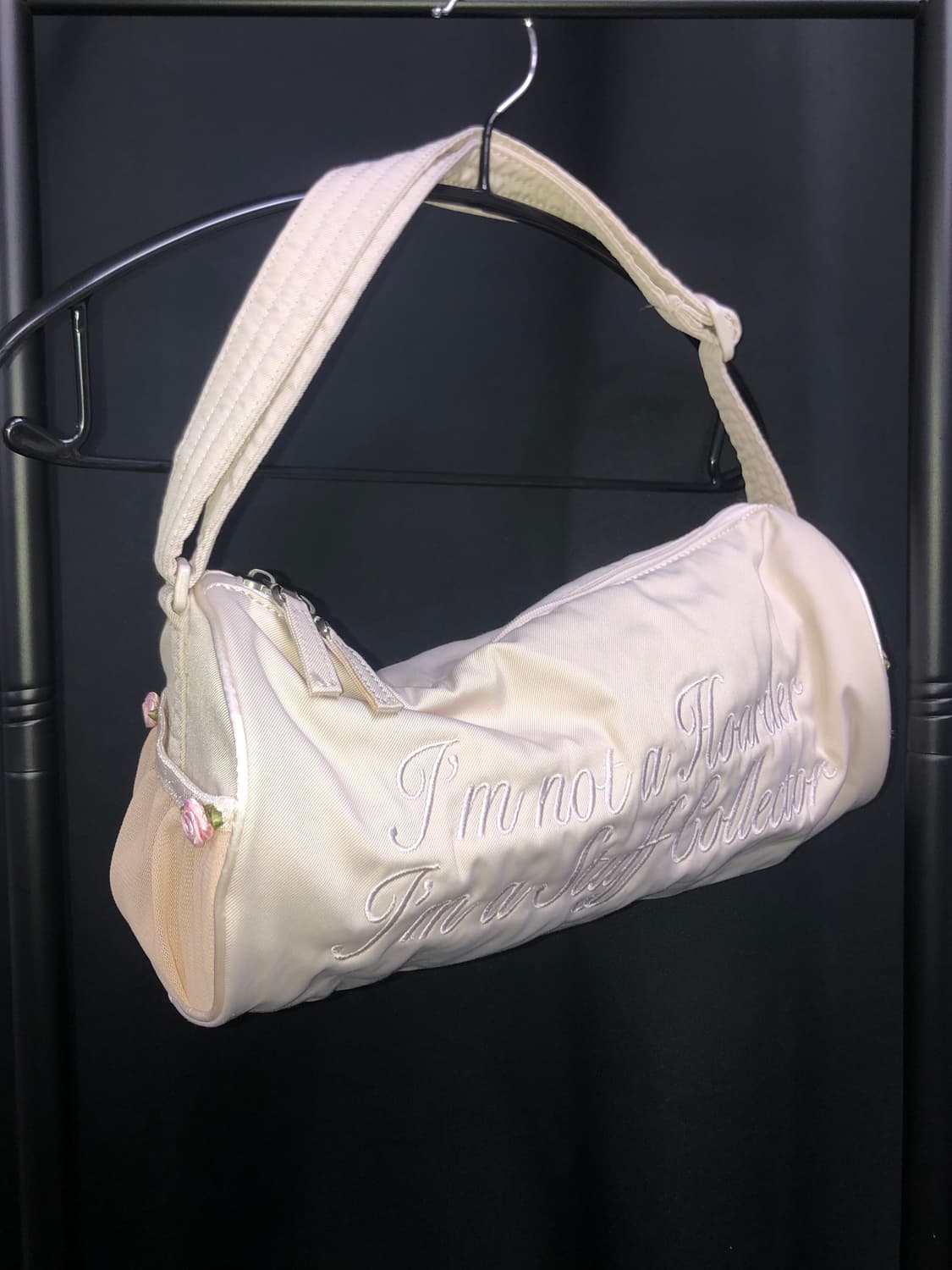 스컬프터 로즈 미니 더플백 아이보리 상품이미지4