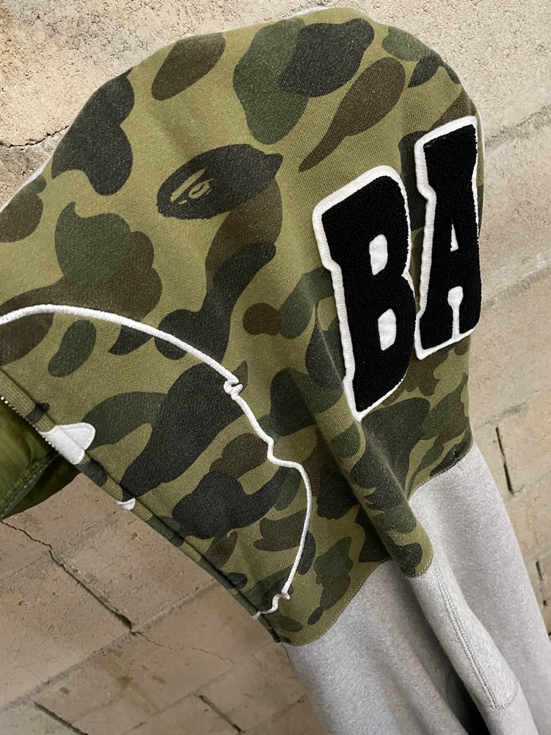 베이프 사루 헤드 후드집업  상품이미지6