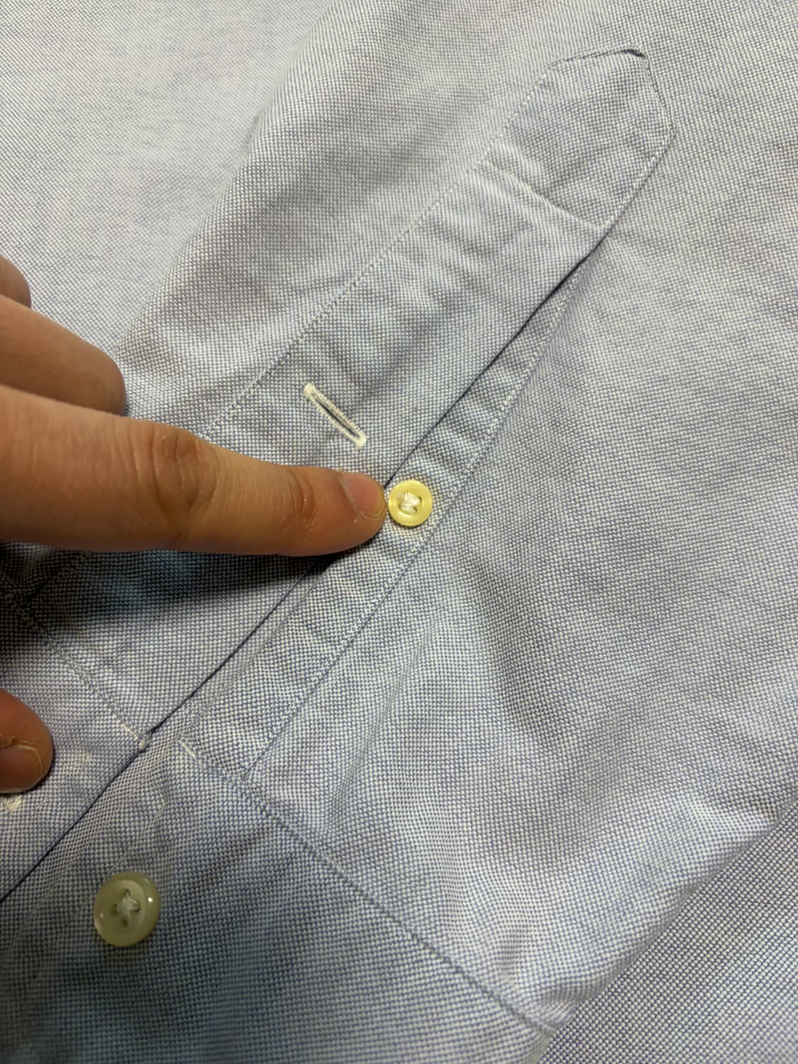 105-110) 폴로 랄프로렌 옥스포드 셔츠 하늘색 상품이미지5