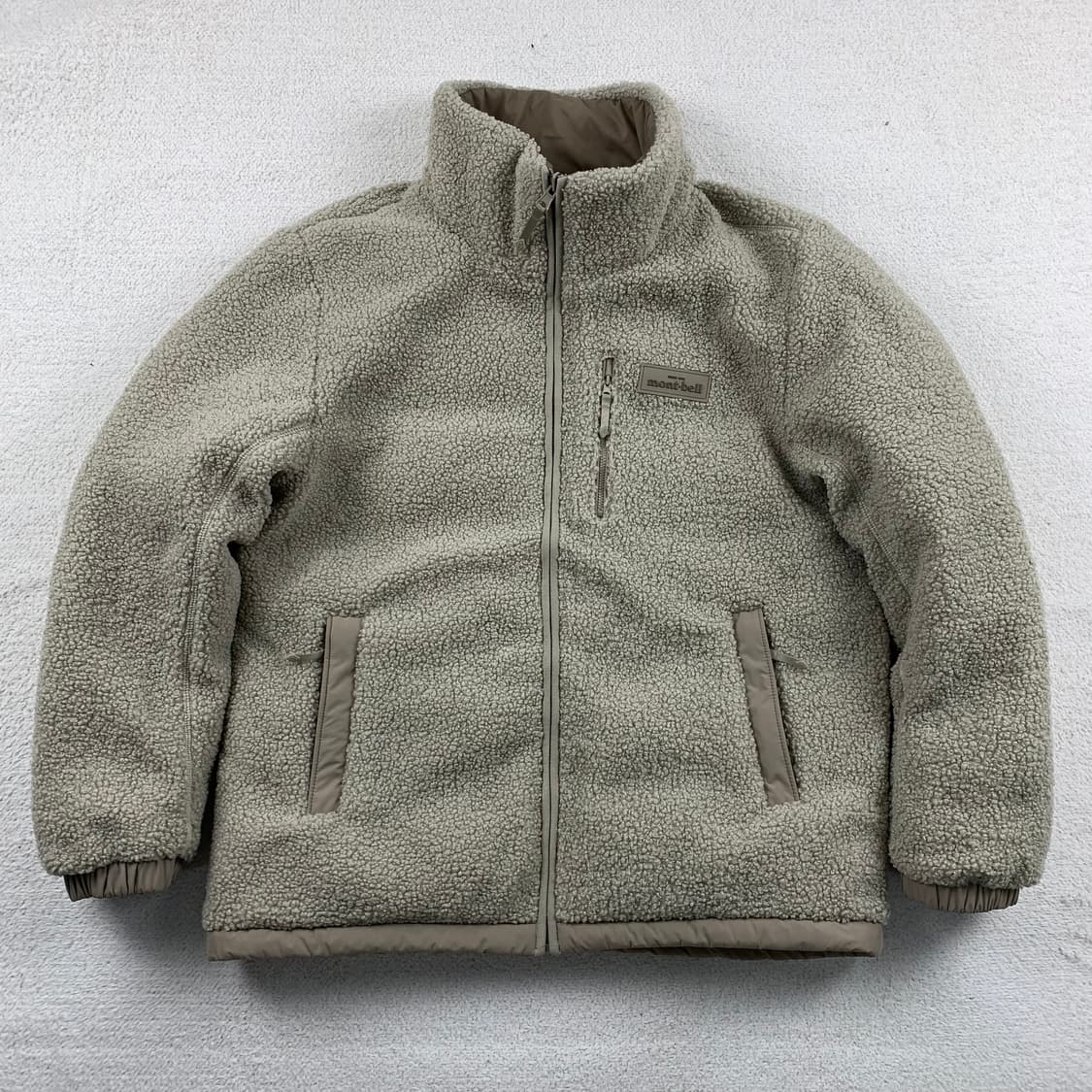 몽벨 리버시블 플리스 패딩 자켓 베이지 상품이미지6