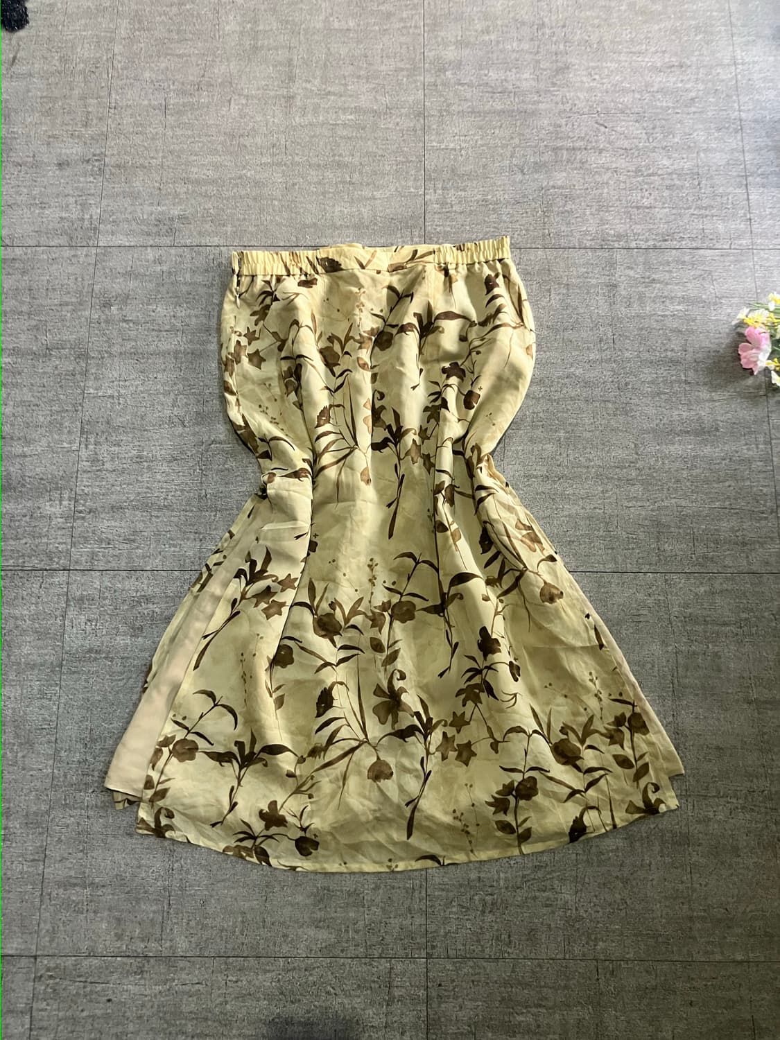 일본빈티지 Missel 히구미모리걸 달천깔페어리 보헤미안 롱스커트 상품이미지1