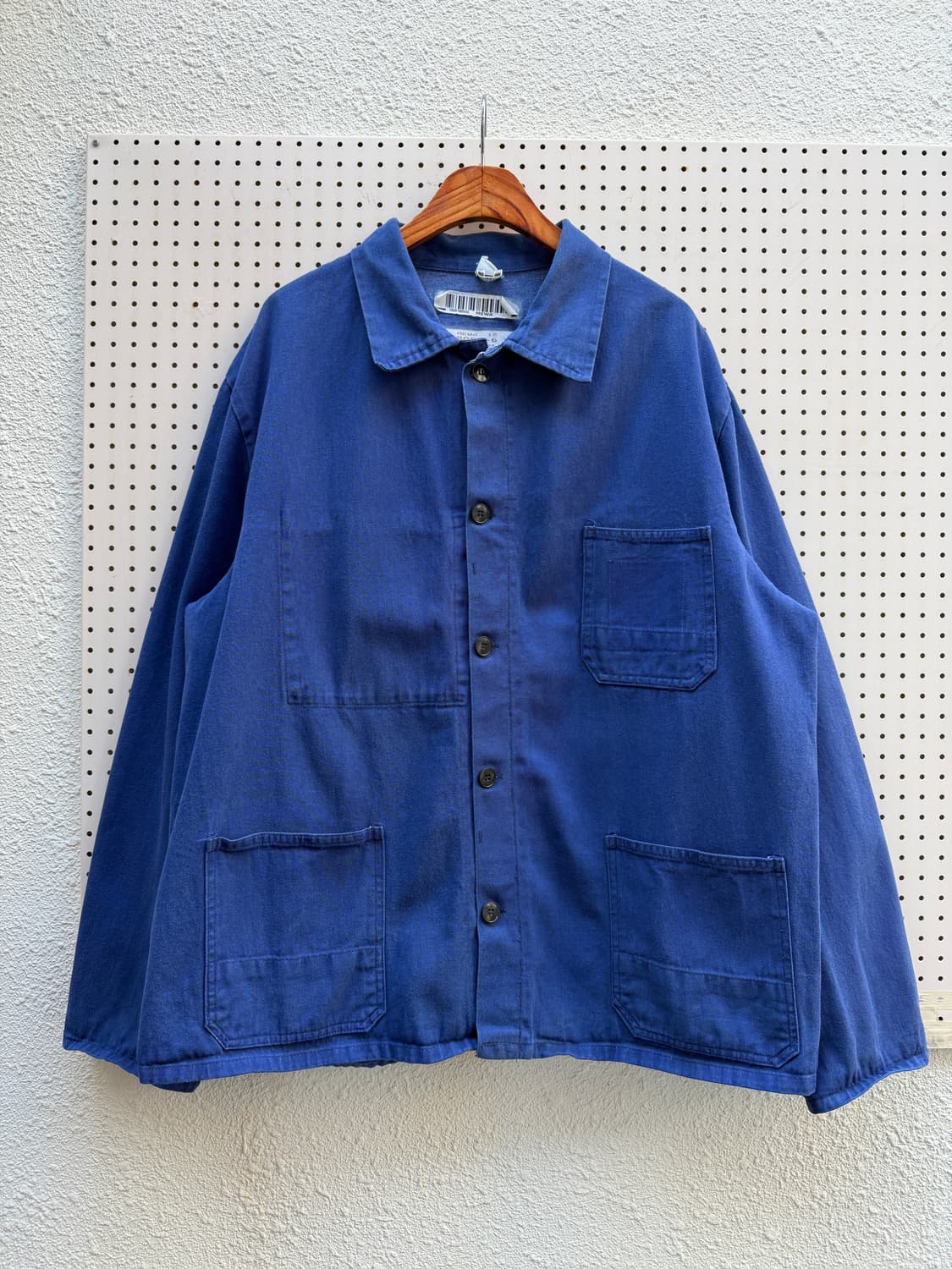 OLD VINTAGE DENIM BIG SIZE 데님 프렌치워크자켓 상품이미지1