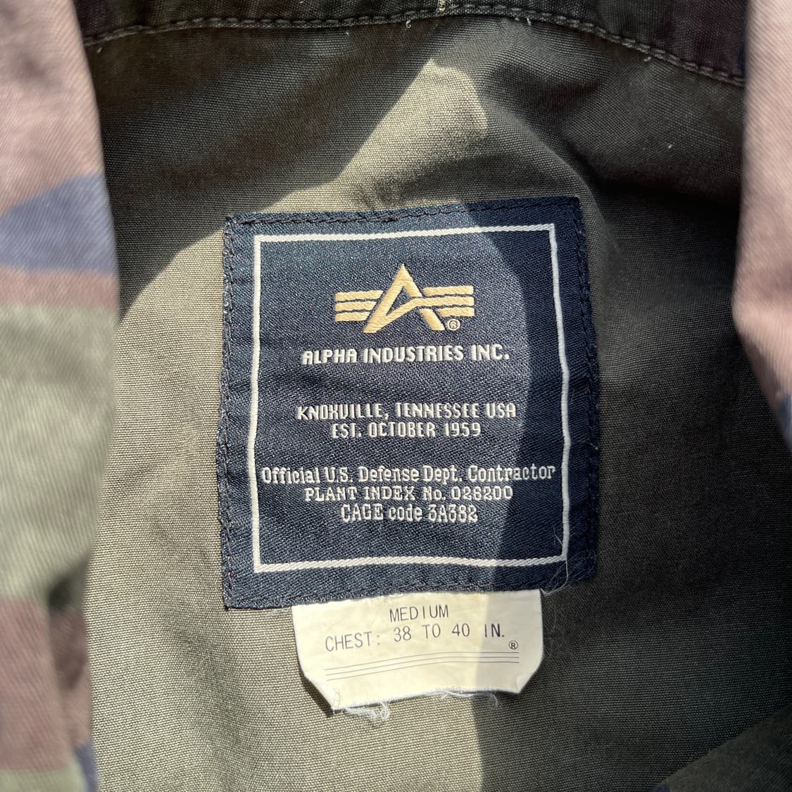 ALPHA INDUSTRIES 빈티지 밀리터리 자켓(실측확인) 상품이미지2
