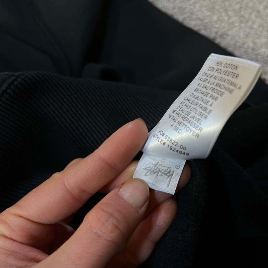 STÜSSY 스투시 빅로고 후드티 상품이미지8