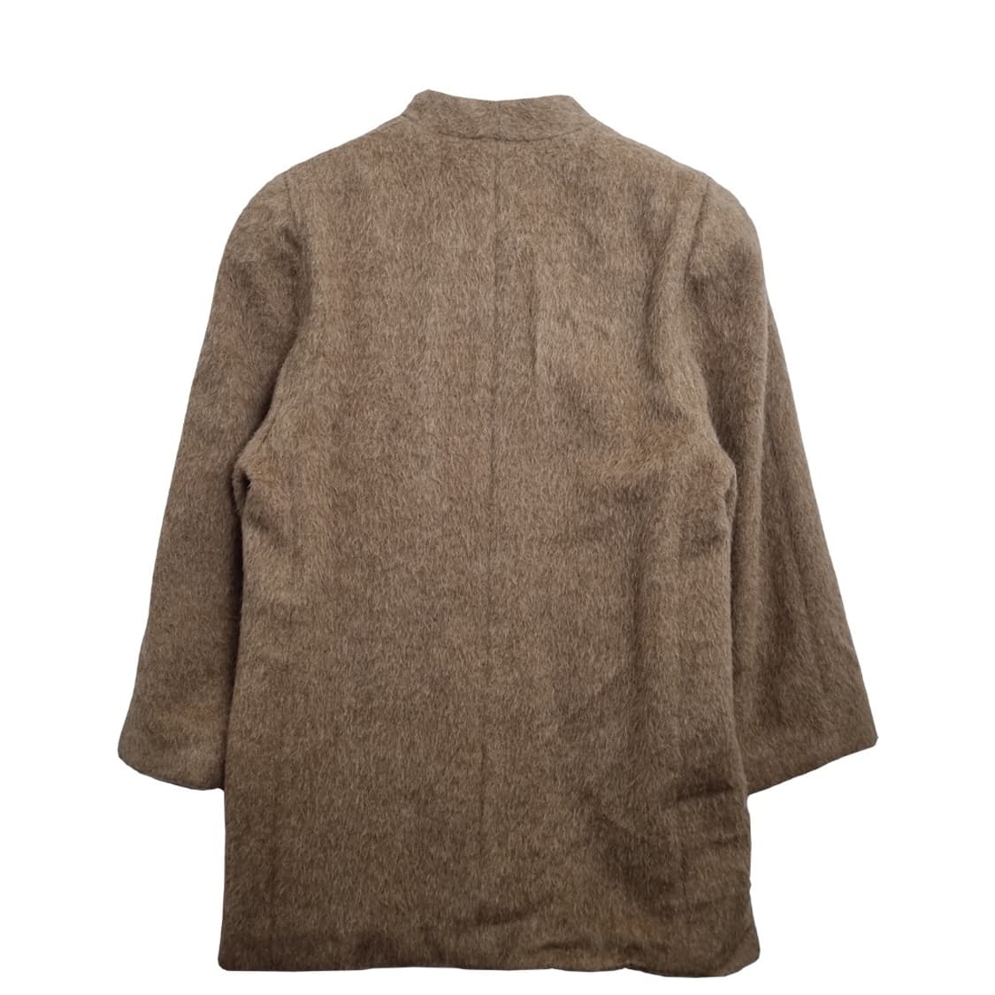 ADDENDA 울 90% 브라운 노카라 오버핏 코트 상품이미지2