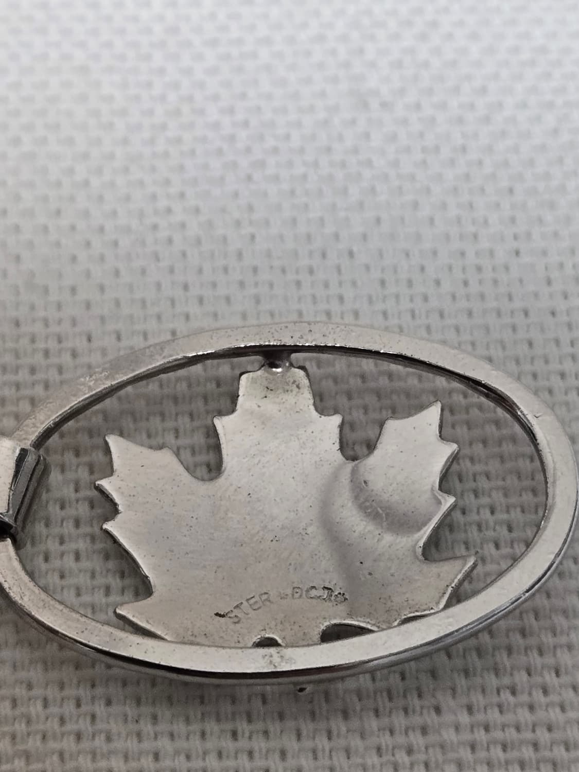 미국 빈티지 STERLING 실버 단풍잎 팔찌 (15g 19cm) 상품이미지4