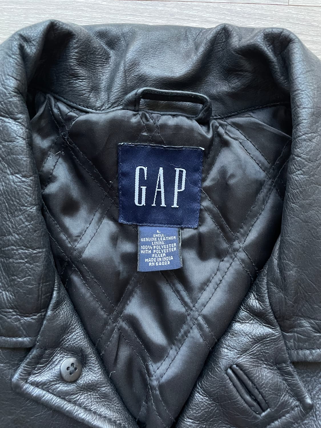 90s 올드갭 레더 카코트 gap carcoat 상품이미지3