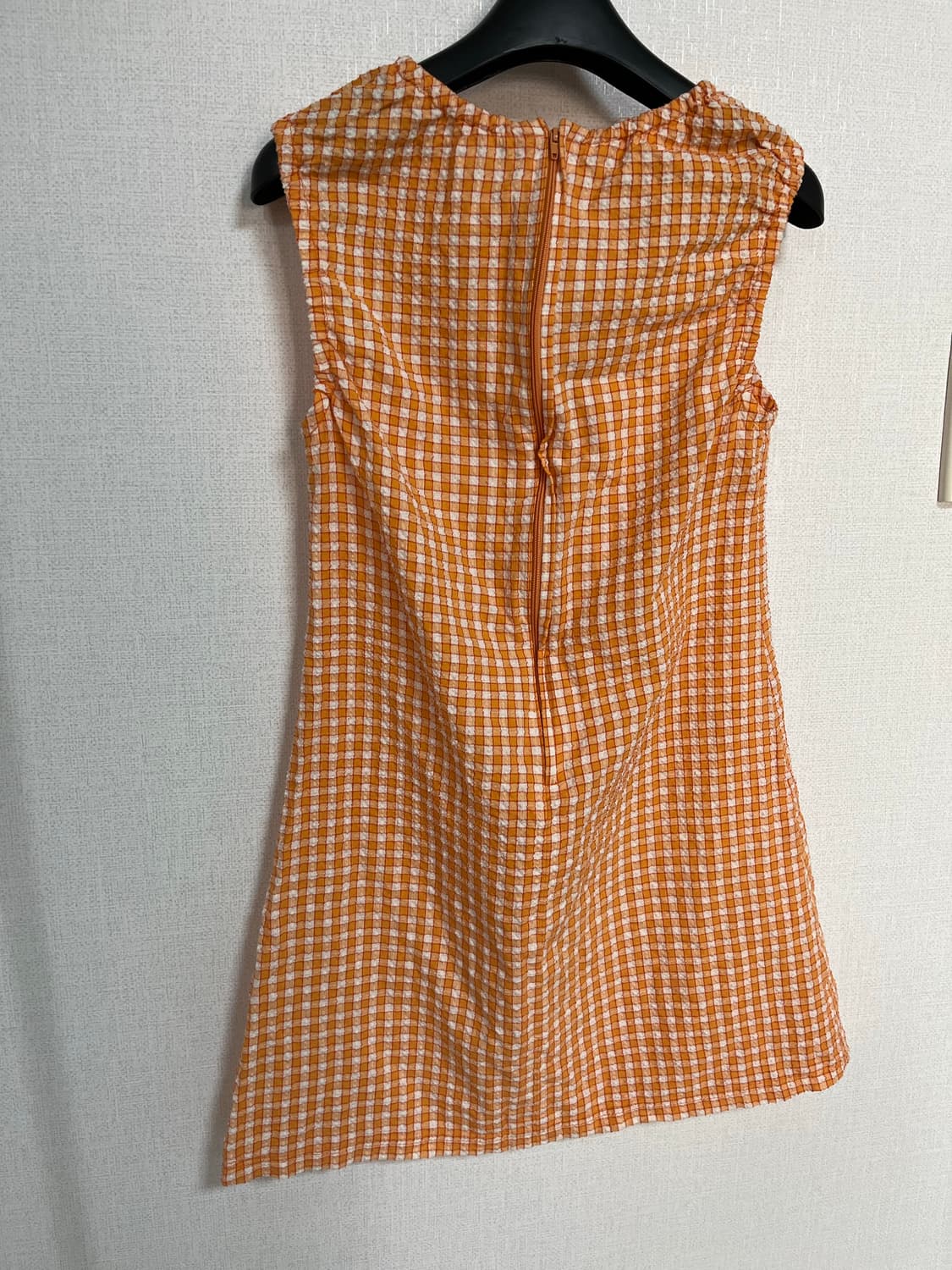 일본 빈티지 제품 체크 원피스 상품이미지2