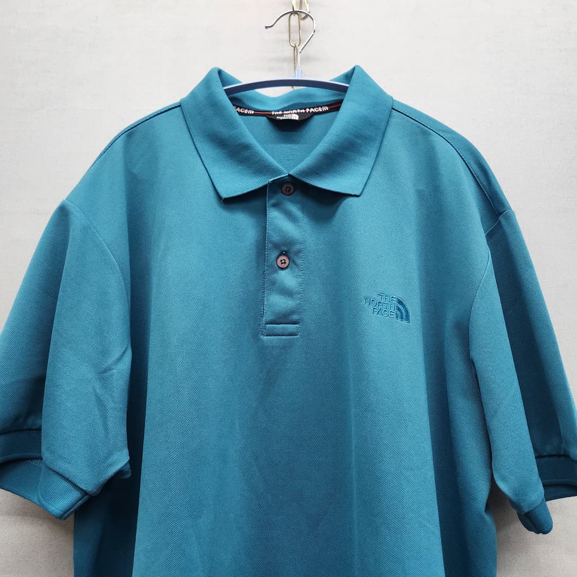 노스페이스 로고자수 반팔카라 110(XL~2XL) 상품이미지2