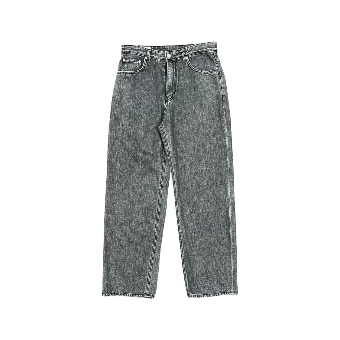 인더로우 흑청 데님팬츠 상품이미지2