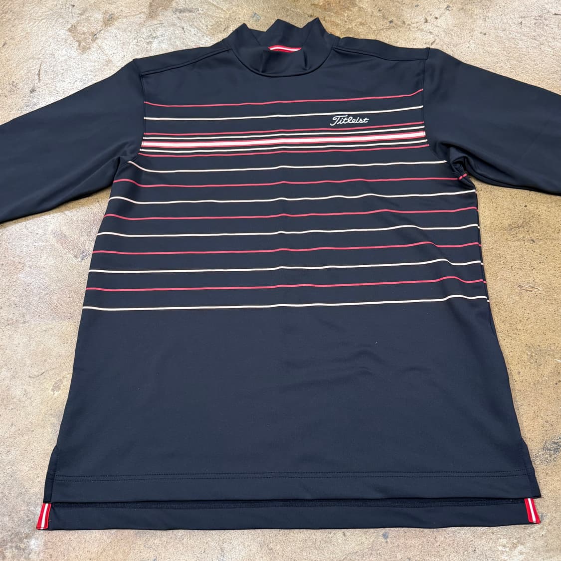 [정품/L] 타이틀리스트 스트라이프 골프웨어 긴팔티셔츠 b14 상품이미지3