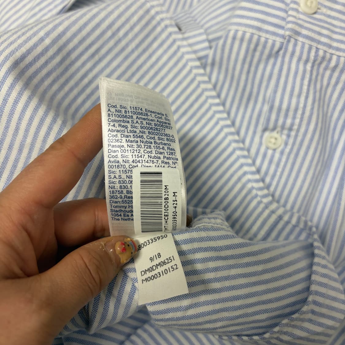 타미힐피거 스트라이프 셔츠[2075] 상품이미지7