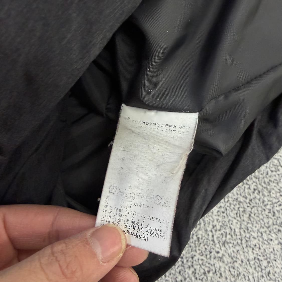 95 코오롱 여성 덕다운 경량롱패딩 0127H1 상품이미지4