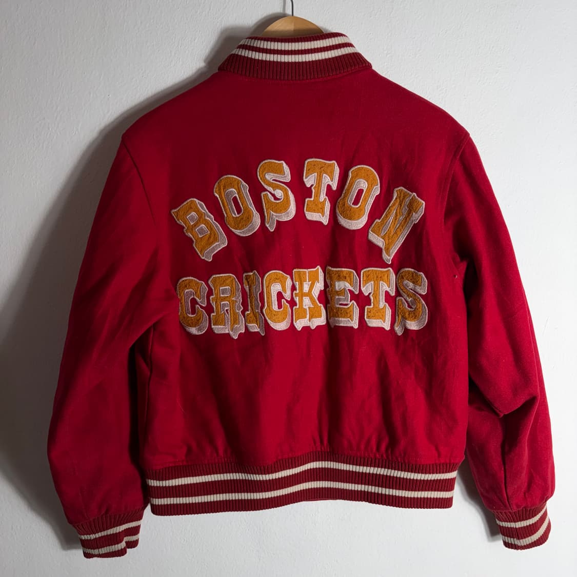 90s 미제 레드 바시티 점퍼(M) 상품이미지2