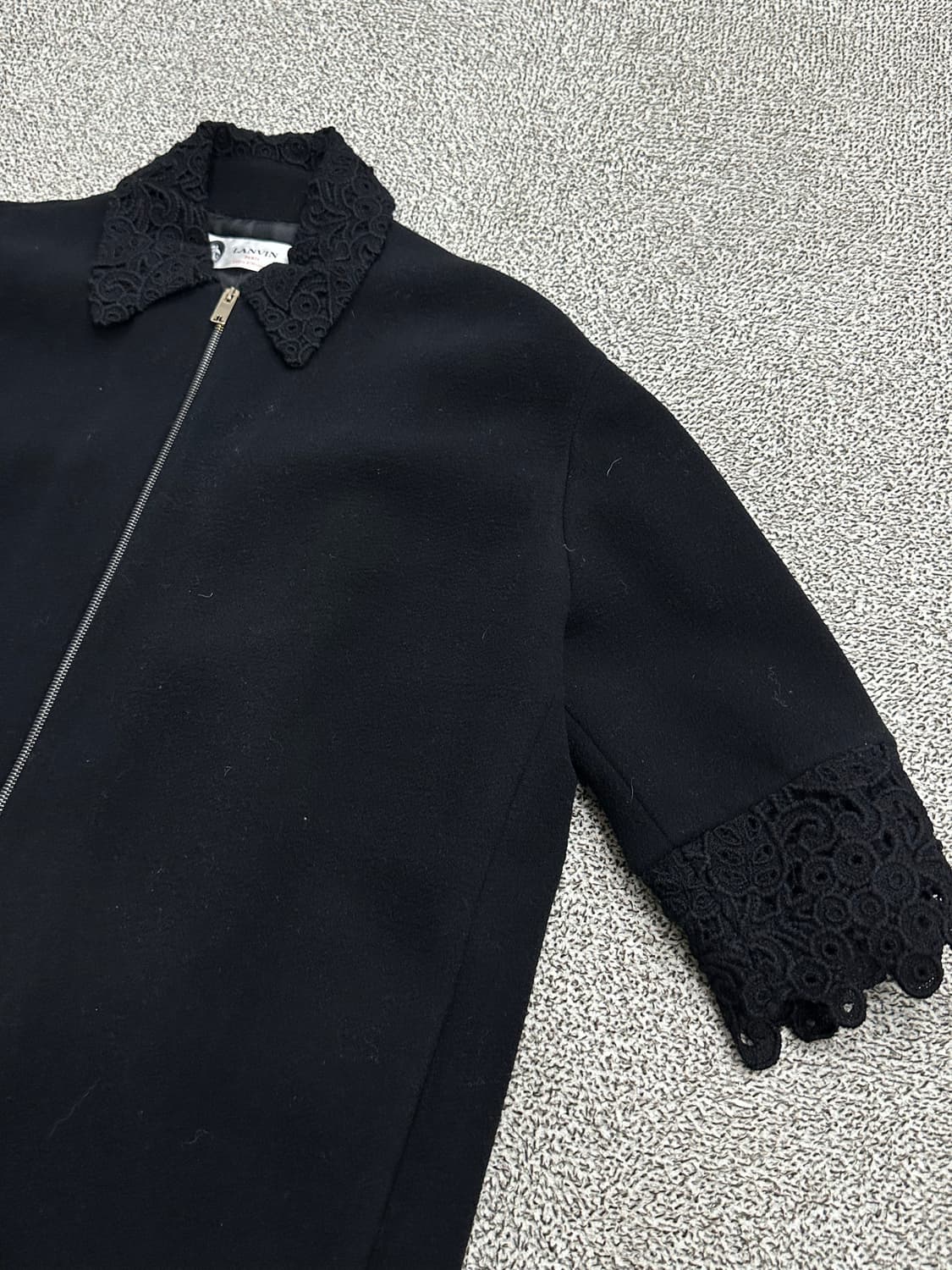 랑방 컬렉션 울 레이스 코트 상품이미지2