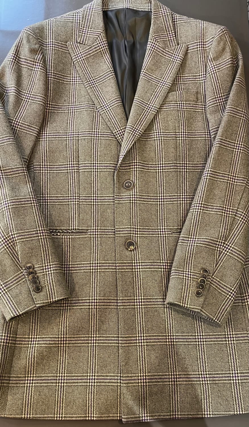 인터메조 체크 울 코트 (한국제 / 105) 상품이미지4