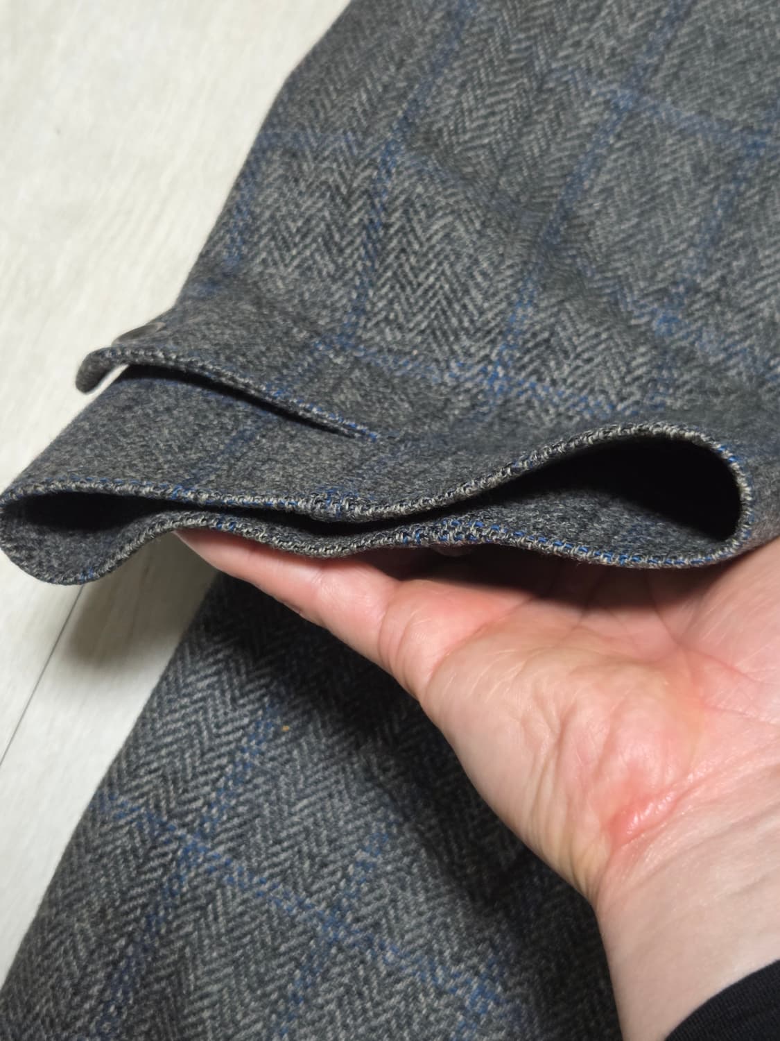 빈티지 버버리 트위드 헤링본 코트 상품이미지5