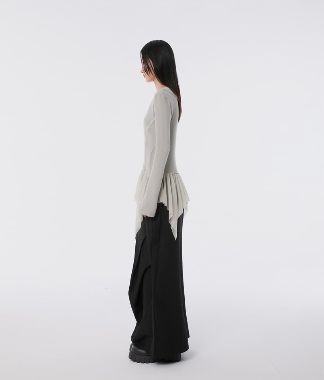 플레어업 Layered Lace Frill Long Sleeve 상품이미지3