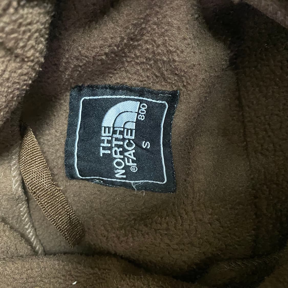🌊 TNF Denali fleece Brown Womens S 상품이미지5