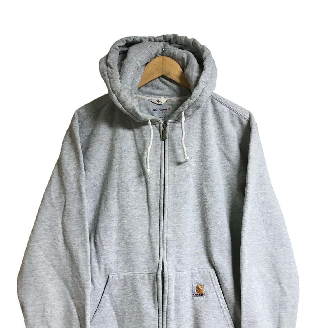 칼하트 회색 후드집업 상품이미지2