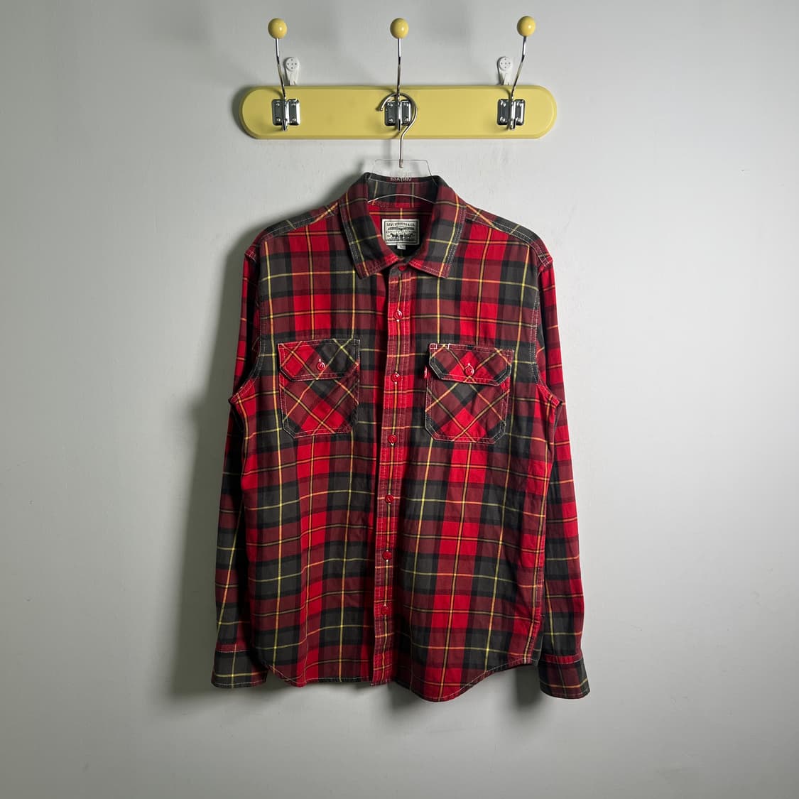 Levis 리바이스 빈티지 웨스턴 체크 셔츠 L 상품이미지2